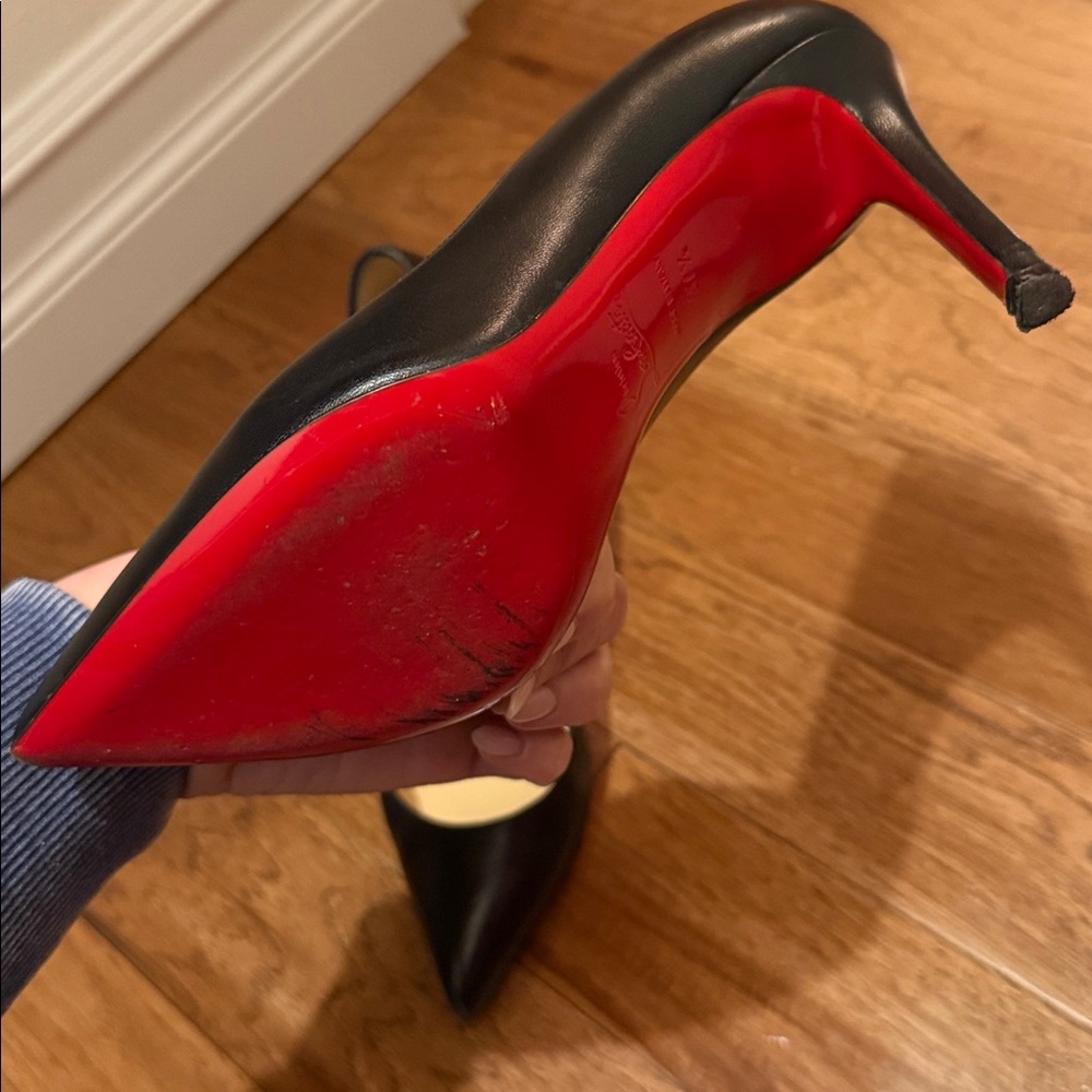 Christian Louboutin Classic Black Heels - Picture 6 of 7